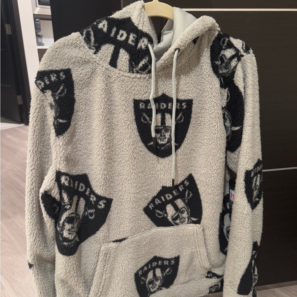 NFL Black and Gray Sweatshirt with Bold Graphic Design